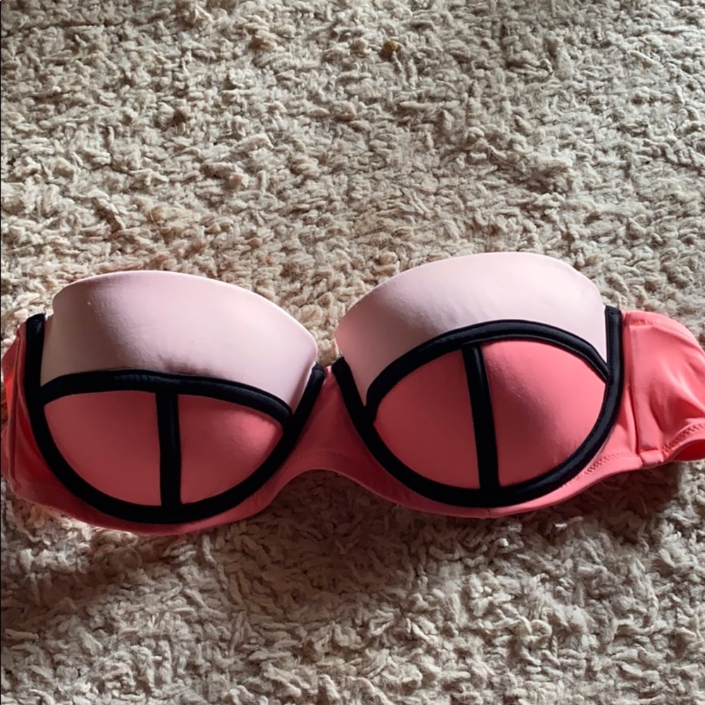 Pink Victoria’s Secret Bikini Top Strapless